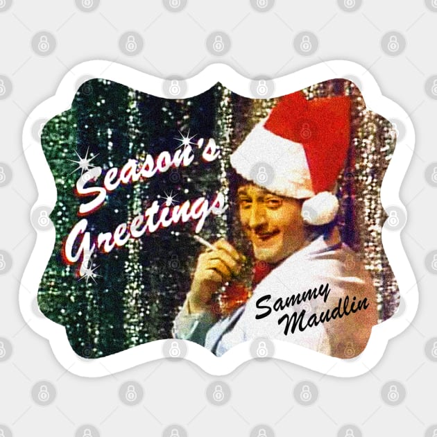 Sammy Maudlin Season's Greetings SCTV Sticker by Pop Fan Shop